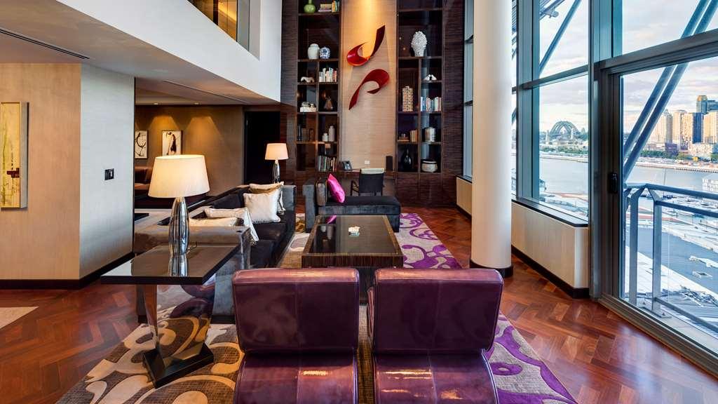 The Star Grand Hotel And Residences Sydney Zimmer foto The interior of the lounge