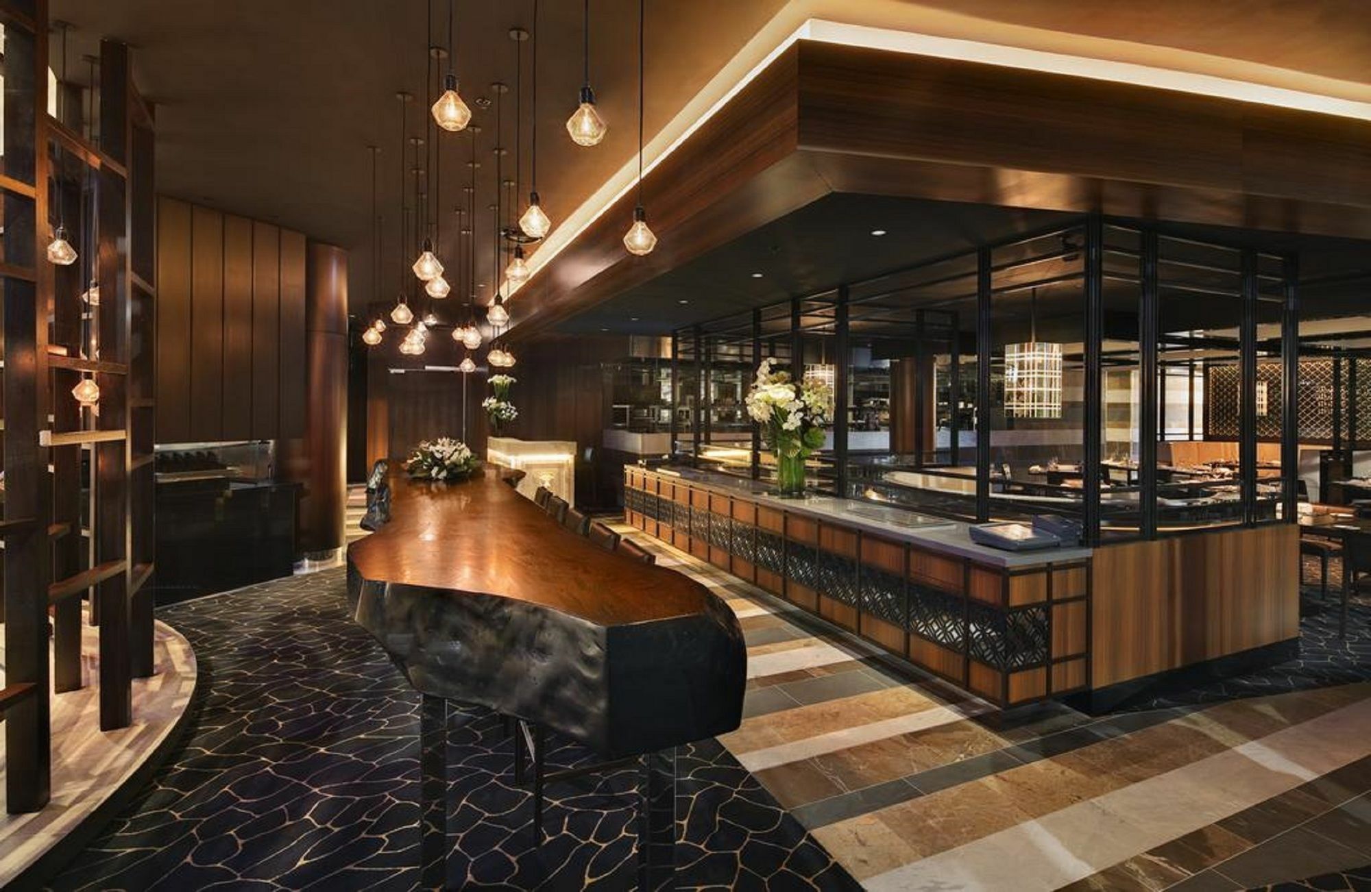 The Star Grand Hotel And Residences Sydney Exterior foto The interior of the restaurant